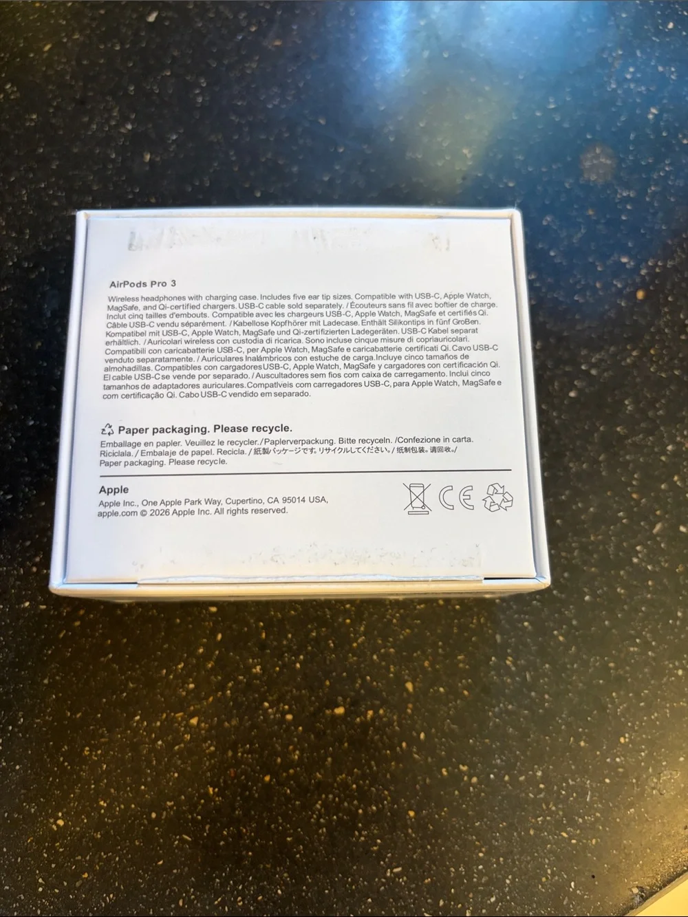 Apple White AirPods Pro (3rd Gen) Wireless Noise-Canceling Earbuds